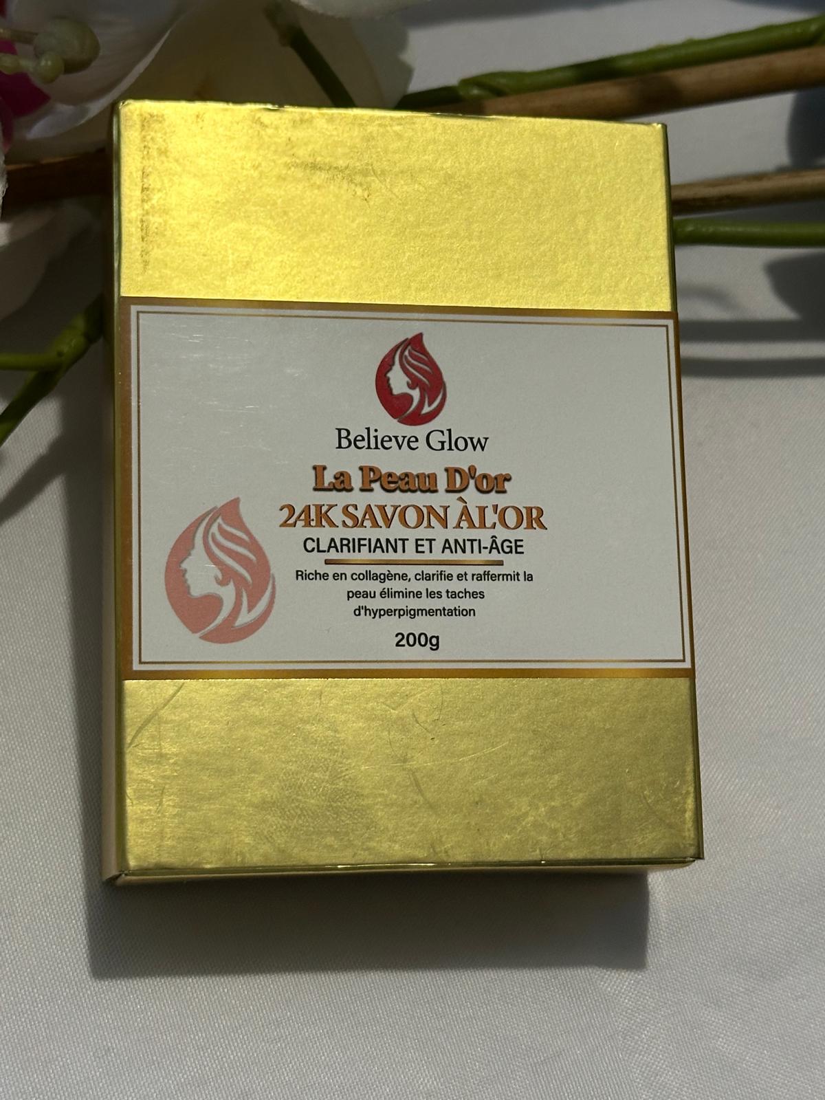 Savon VISAGE ET CORPS  peau d'or