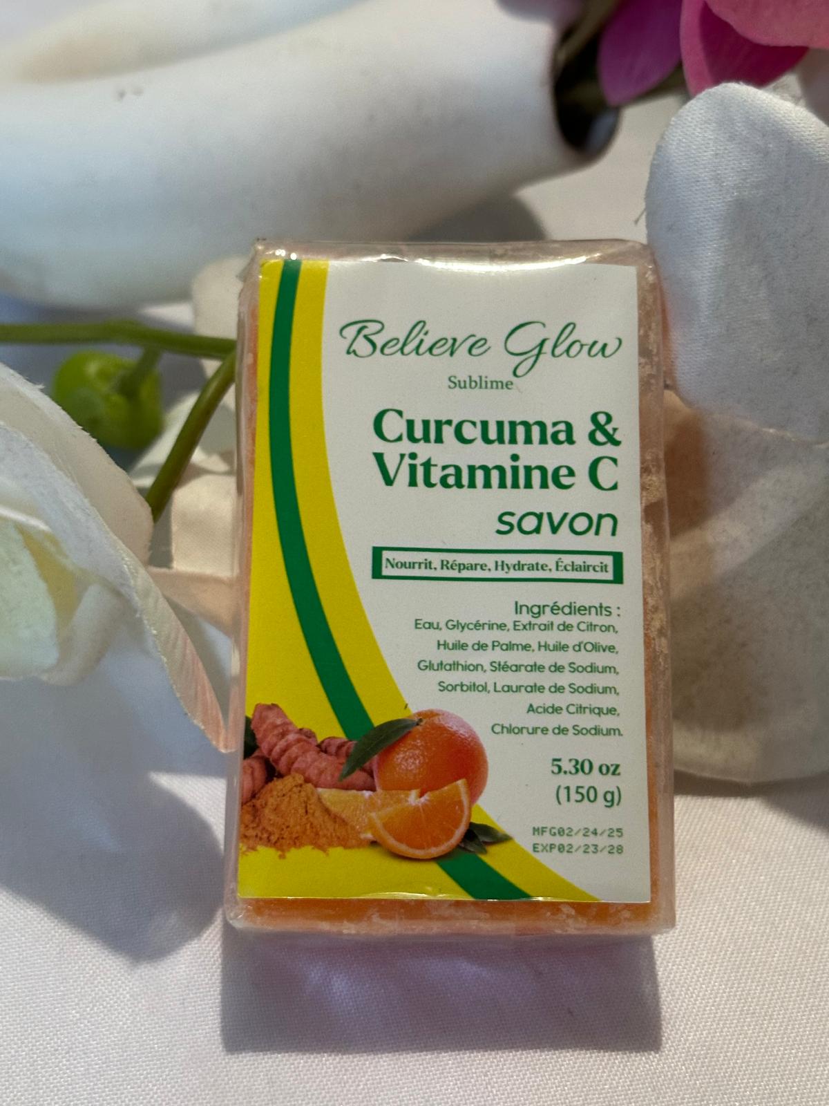 SAVON  VISAGE ET CORPS CURCUMA vitamine 150g